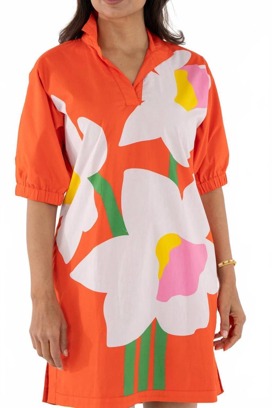 NEW EMILY MCCARTHY poppy dress in marigold